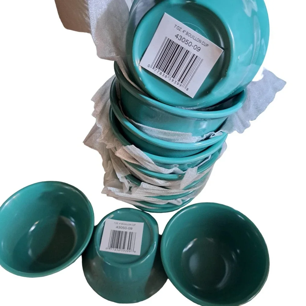 12 NEW Western Melamine Bouillon / Dessert Cups - 7 OZ Each - 48 cups in Stock